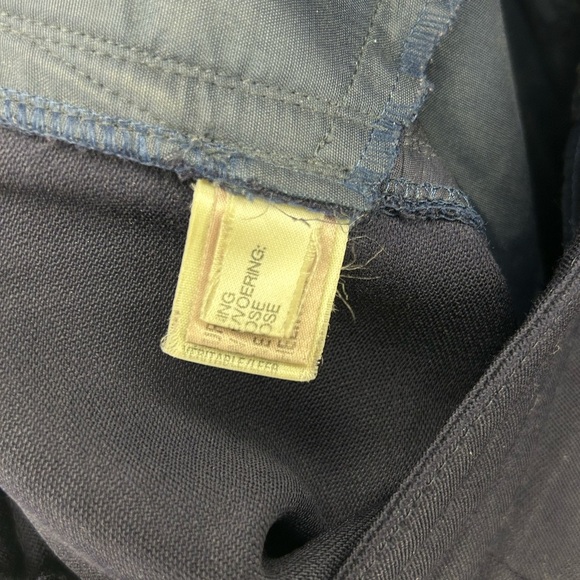 Women’s Vintage Escada Blue Viscose Leather Designer Trousers Pants Size 40 - Picture 4 of 4